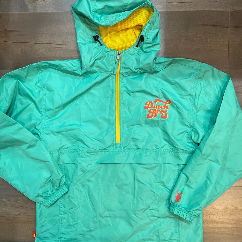 Dutch Bros Pullover anotak  rain jacket
